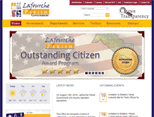 Tablet Screenshot of lafourchegov.org